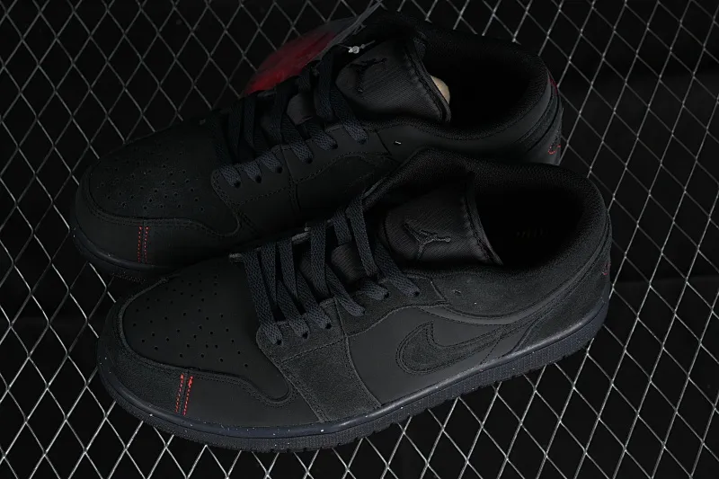 All categories Air Jordan Jordan series basketball shoes Air Jordan 1 Low Z version Air Jordan 1 Low SE Craft "Dark Smoke Grey" AJ1 Joe 1 dark smoke gray low-top cultural casual sneakers FD8635-001